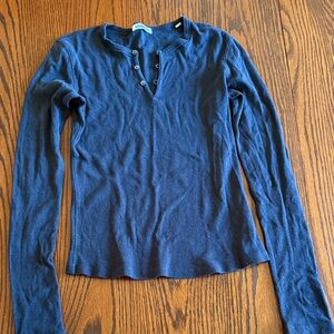 Buck Mason women’s medium black long sleeve top